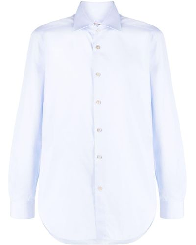 Kiton Overhemd Met Gespreide Kraag - Wit