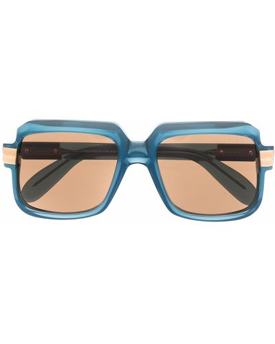 Cazal Sonnenbrille mit transparentem Gestell - Blau