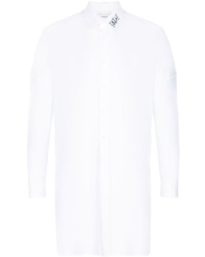 Random Identities Logo-print Long-sleeve Shirt - White
