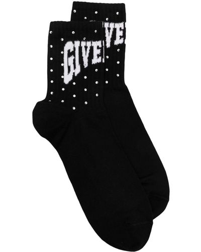 Givenchy ロゴ 靴下 - ブラック