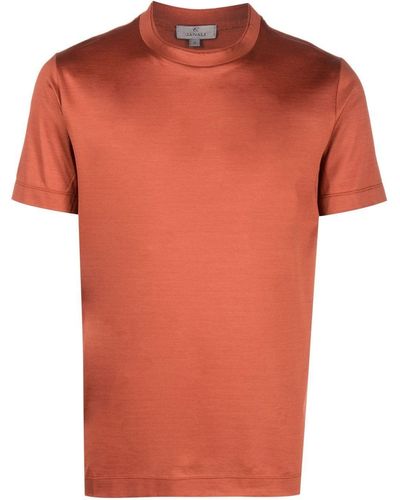 Canali T-shirt girocollo - Arancione