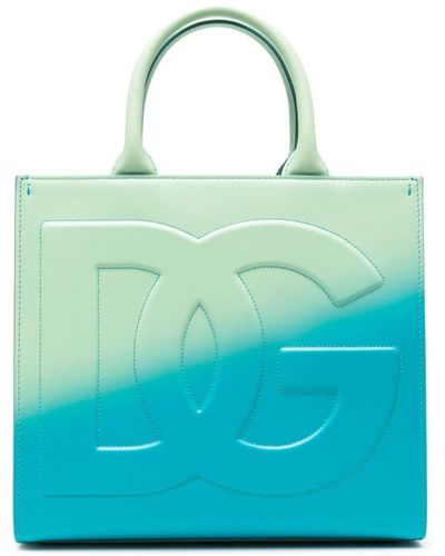 Dolce & Gabbana Sac à main DG Daily médium - Bleu