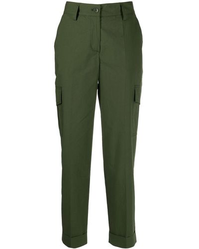 P.A.R.O.S.H. High-waisted Cropped Pants - Green