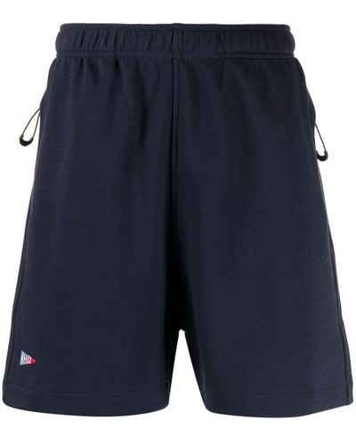 Izzue Logo-embroidered Track Shorts - Blue