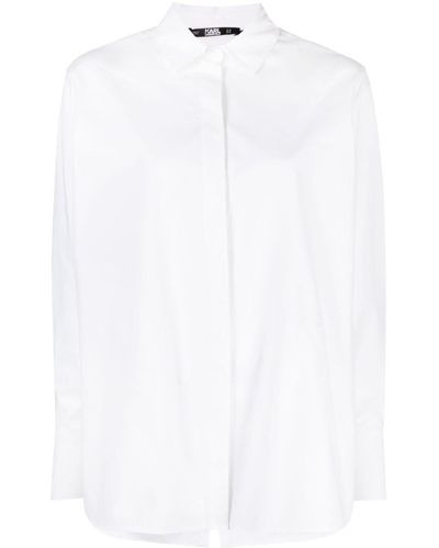 Karl Lagerfeld Camicia a maniche lunghe - Bianco