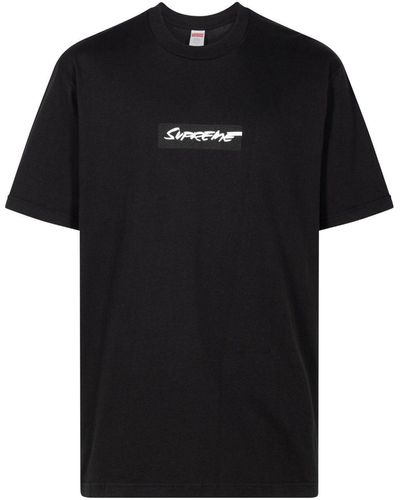 Supreme T-shirt con logo x Futura - Nero