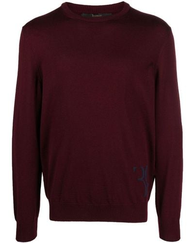 Billionaire Merino-blend Sweater - Red