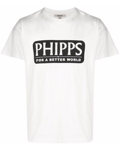 Phipps ロゴ Tシャツ - ホワイト