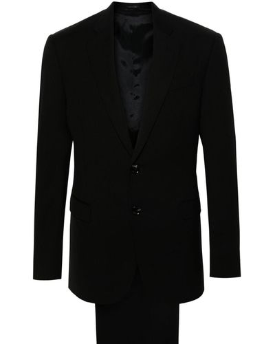 Giorgio Armani Costume en laine vierge - Noir