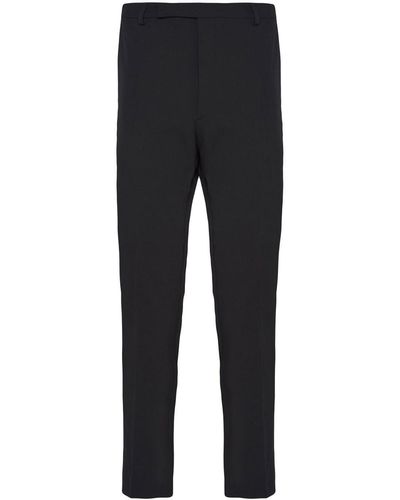 Prada Technical Tailored Pants - Black