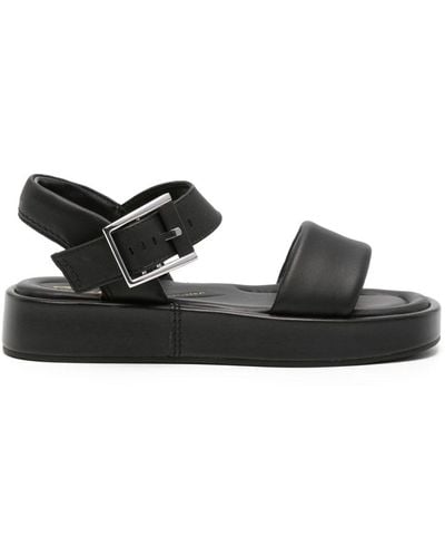 Clarks Alda 30mm Flatform Sandals - Black
