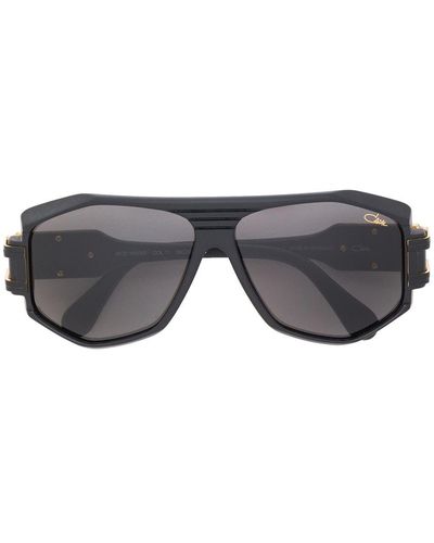 Cazal 163/301 Geometric Frame Sunglasses - Black
