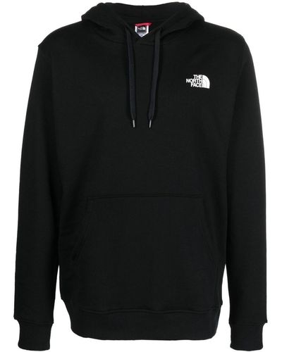 The North Face Hoodie mit Logo-Patch - Schwarz