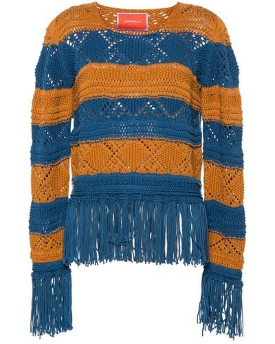 La DoubleJ Playa Cotton Jumper - Blue