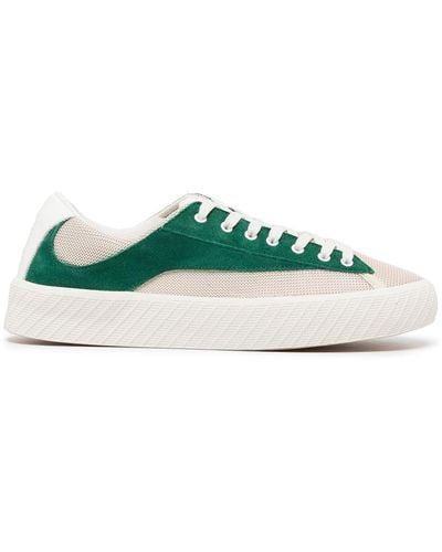 BY FAR Suede-panel Trainers - Green