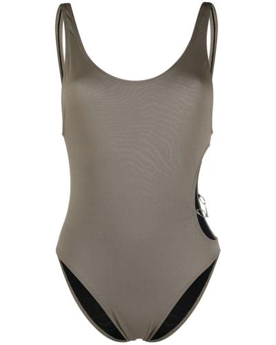 DIESEL Cut-out Swimsuit - Grey