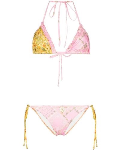 LoveShackFancy Bikini due pezzi Harbour - Rosa