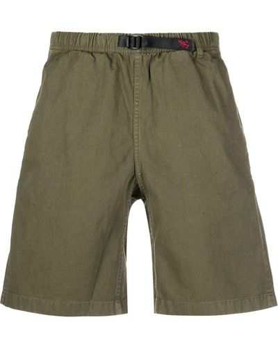 Gramicci Belted-waist Bermuda Shorts - Green