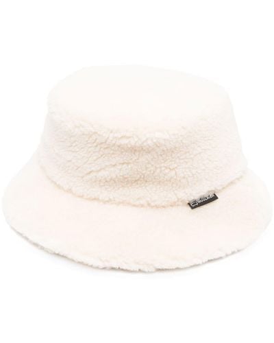 Woolrich Logo-patch Bucket Hat - Natural