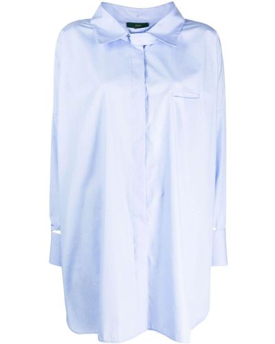 Jejia Camisa con detalle de aberturas - Azul