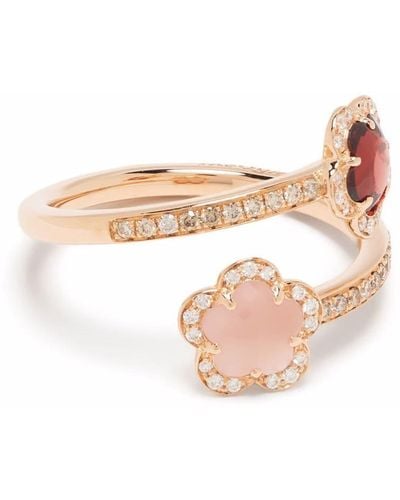 Pasquale Bruni 18kt Rose Gold Figlia Dei Fiori Multi-stone Ring - Multicolor