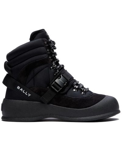 Bally Clyde Lace-up Snow Boots - Black