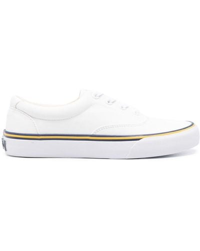 Polo Ralph Lauren Round-toe Canvas Trainers - White