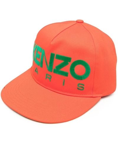 KENZO Baseballkappe mit Logo-Stickerei - Pink