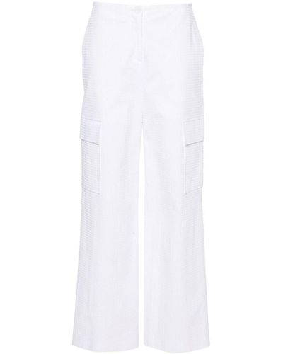 Claudie Pierlot Straight-leg Cargo Trousers - White