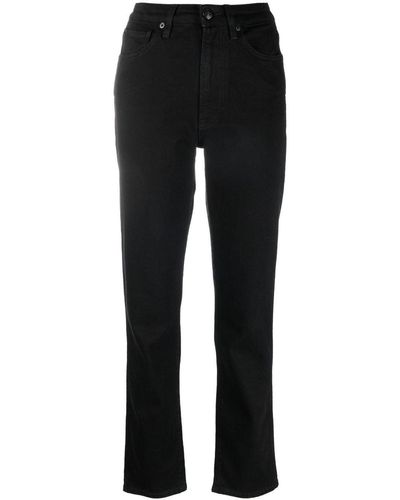 3x1 High-waist Tapered Jeans - Black
