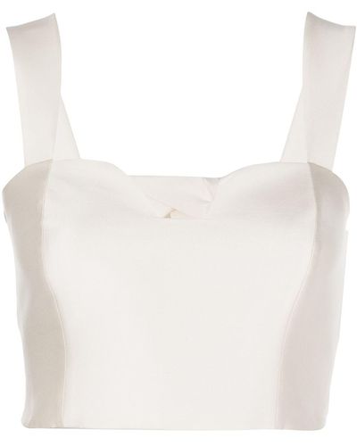 Sachin & Babi Haut Darcy crop - Blanc