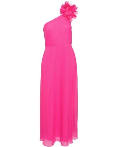 Sachin & Babi Allegra Floral-appliqué Dress - Pink
