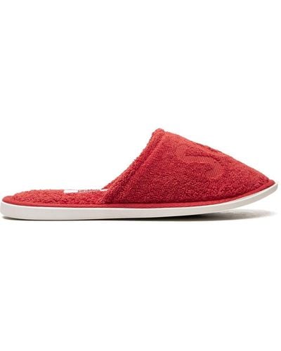 Supreme X Frette Terry Slippers - Red