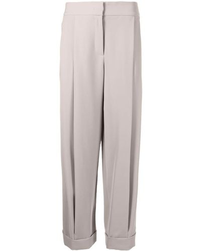 Emporio Armani Straight-leg Pants - Gray