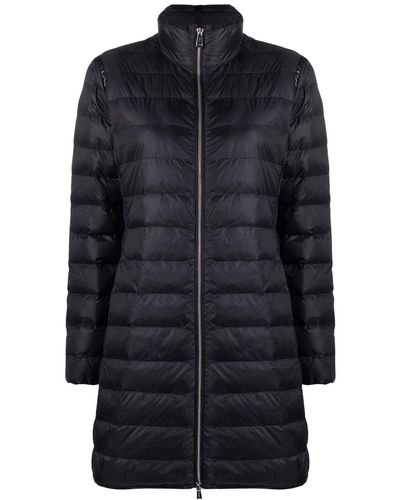 Polo Ralph Lauren Gefütterter Mantel mit langem Schnitt - Schwarz