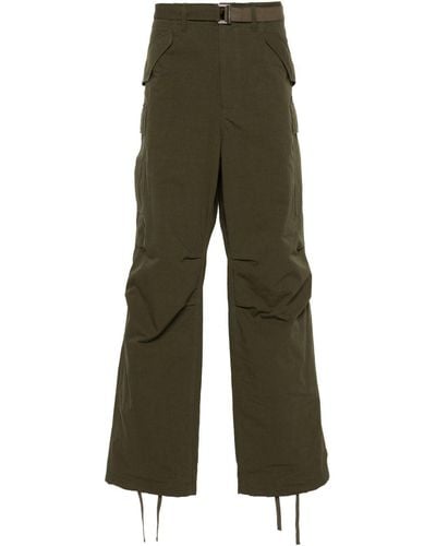 Sacai Ripstop Cargo Trousers - Green