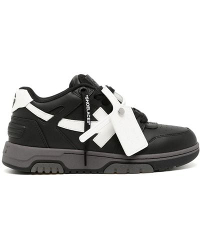 Off-White c/o Virgil Abloh Out Of Office Sneakers - Zwart