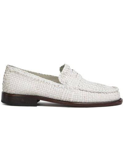 Marni Leren Loafers - Wit