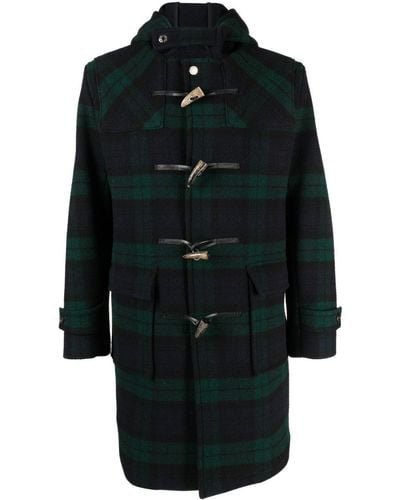 Mackintosh Weir Wool Duffle Coat - Black