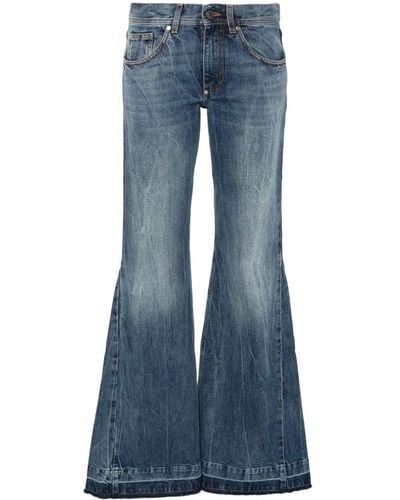 Stella McCartney Mid-rise Flared Jeans - Blue