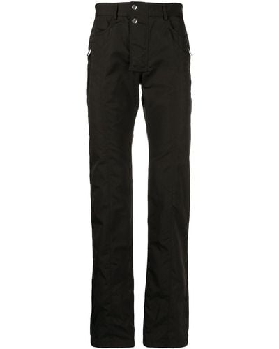 1017 ALYX 9SM Slim-fit Zip-detail Pants - Black
