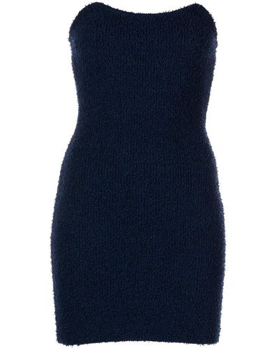 Alix Cleo Strapless Mini Dress - Blue