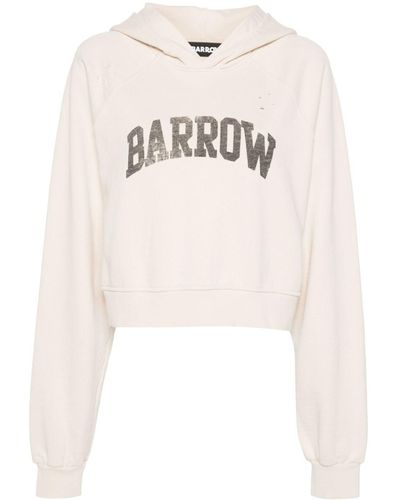 Barrow Logo-print Cotton Hoodie - Multicolour