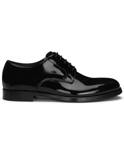 Dolce & Gabbana Derby-Schuhe aus Leder - Schwarz