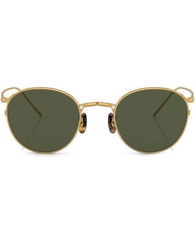 Oliver Peoples G Ponti Round-frame Sunglasses - Green