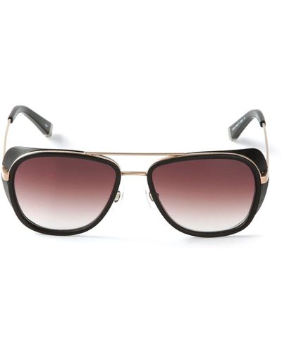 Matsuda Square Frame Sunglasses - Black