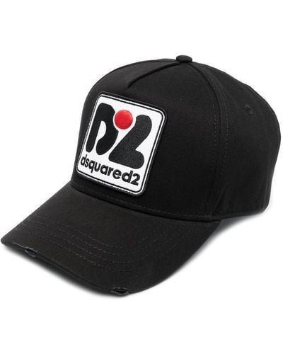 DSquared² Hat With Logo - Black