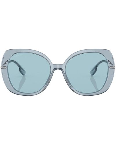 Burberry Eugenie Oversized-Sonnenbrille - Blau