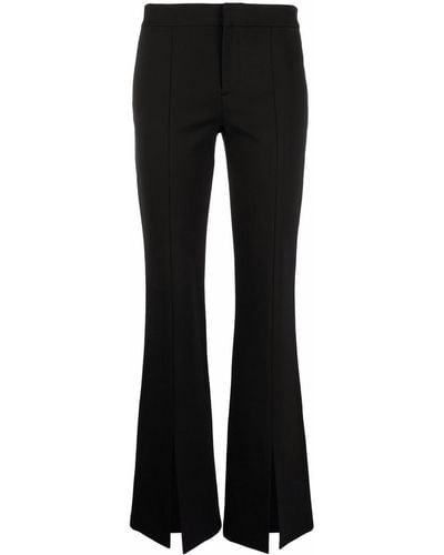 Alice + Olivia Walker Flared Tailored Trousers - Black