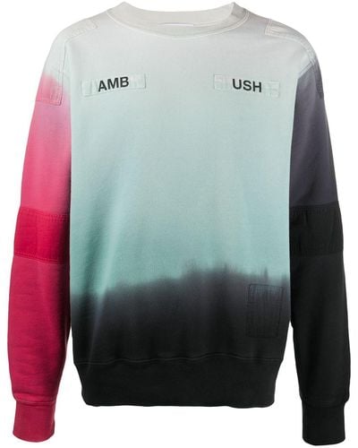 Ambush Ombré Logo-print Sweatshirt - Gray